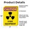 Signmission Radiation & Laser Sign, 10 in H x 7 in W, Vinyl Decal, Rectangle OS-2PACK-CR-D-710-V-10281 - alternate 2
